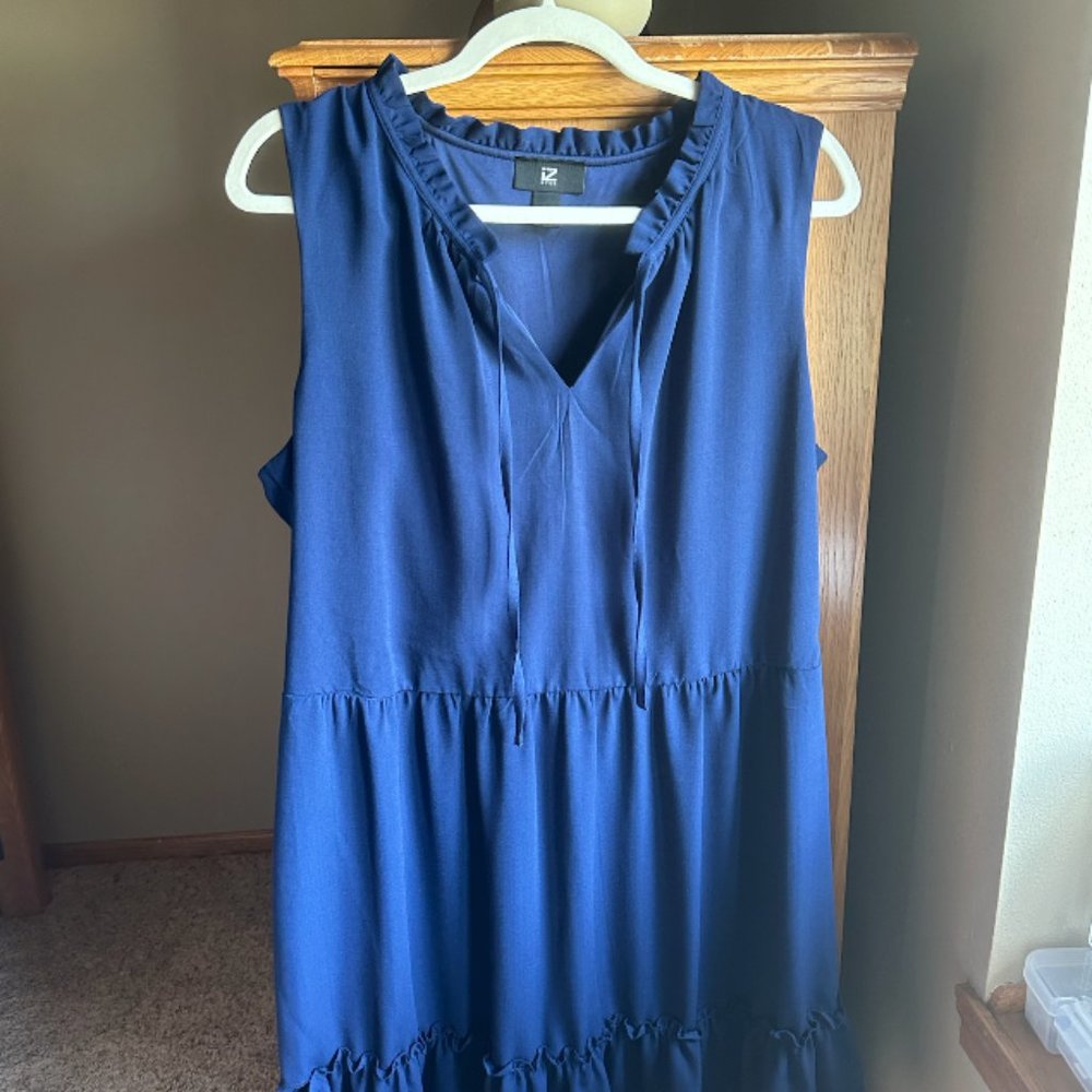 IZ Byer Dress Navy Sundress - XXL